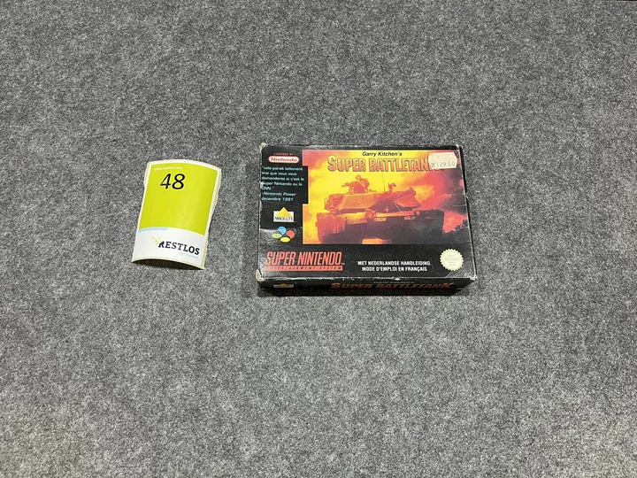 Super Nintendo Entertainment System SNES - Garry Kitchen's super Battletank (Verpackung)